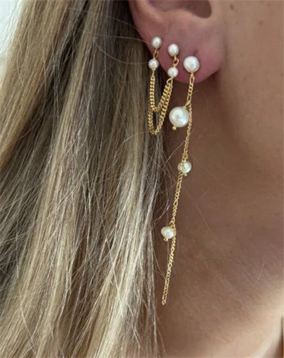 Stine A - Callas Long Ørering - Gold